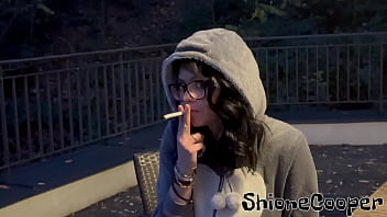 Night smoking when is minus temperature outside be with me at this moment