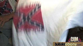 Busty black babe bubble bath group cocksuck 21