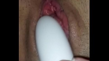 Playing with her toy