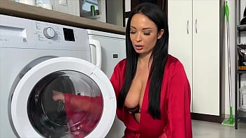 He comes home tired and his wife drains his balls