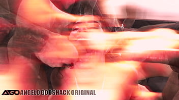 April bigass goes 4on1 hardcore gangbang dap with anal fisting & pee no pussy