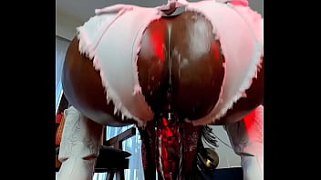 Farting and squirting whiles riding my monster dildo