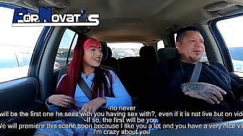 Pornovatas joven pelirroja mexicana follando en casting