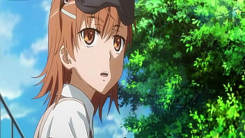 Kamijou folla al aire libre con el clon de misaka