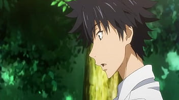 Kamijou folla al aire libre con el clon de misaka