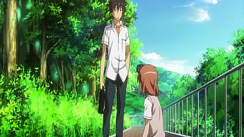 Kamijou folla al aire libre con el clon de misaka