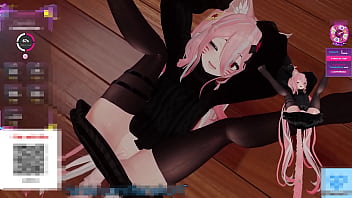 Flat titties friday ~~~ catgirl kanako teases chat with her tiny boobs ~~~ asmr moans & vibrator