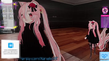 Flat titties friday ~~~ catgirl kanako teases chat with her tiny boobs ~~~ asmr moans & vibrator