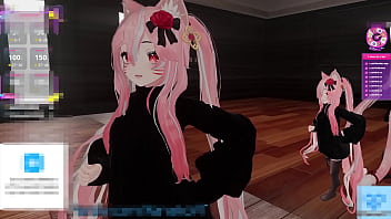 Flat titties friday ~~~ catgirl kanako teases chat with her tiny boobs ~~~ asmr moans & vibrator