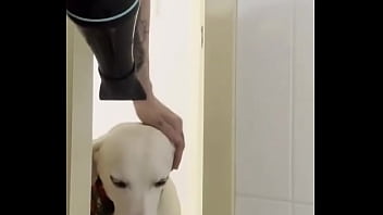 Me arrumando para o trabalho