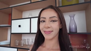 Gih Spanic Brazilian Cutie Fucked By Huge Cocks Drinks Pee And Gives Nasty Bj Dap Pissing 4on1 Romain Romain Bj thumbnail
