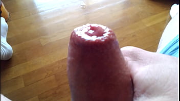 Thick and fast cum masturbation
