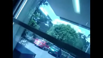 Thai uniform girl under desk