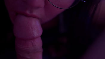 Dissolute slattern sucks dick her man's