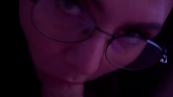 Dissolute slattern sucks dick her man's