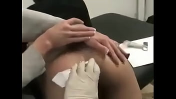 Latina model got an extreme ass tattoo