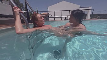 Underwater anal fuck with her new toyboy