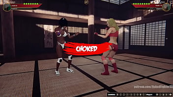 Avalynn vs tiffany nf3d female mma combat