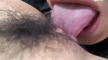 Frail japanese babe slurps a hard dong