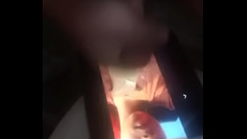 Cum all over hot black chick