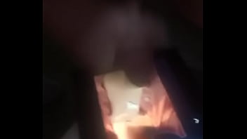 Cum all over hot black chick