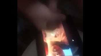 Cum all over hot black chick