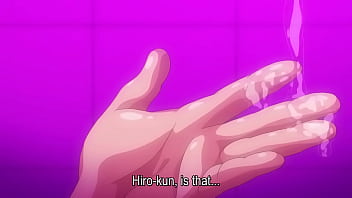 Busty hentai teen fucks her step brother in the public shower