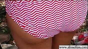 Nasty horny girl use things to masturbate movie 24