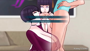 Horny guys shoots hot cum on nerdy girl and friend