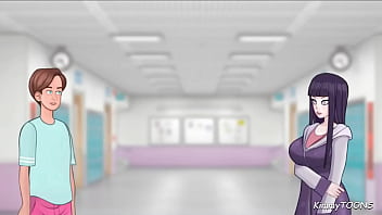 Horny guys shoots hot cum on nerdy girl and friend