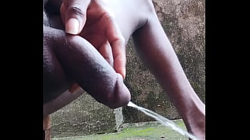 Black bbc peeing video and stroking cock compilation