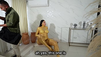 A statue comes to life and teaches a thief a lesson fucks him until he leaves her full of cum melany latina