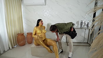 A statue comes to life and teaches a thief a lesson fucks him until he leaves her full of cum melany latina