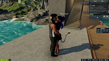 Vizinha pediu e levou muito pau e leitinho na cara