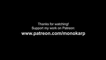 Giantess swallows tiny woman vore animation