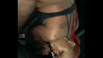 Ebony Taking Black Dick In The Back Seat thumbnail