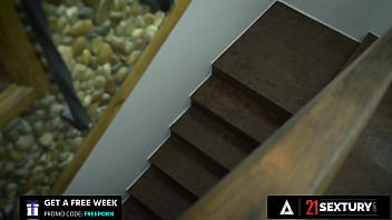 Sexy redhead gets her ass fucked by a foot worshiper