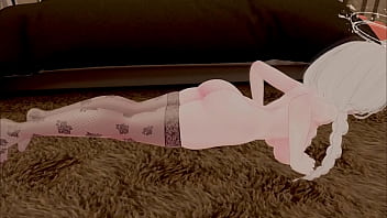 Anime girl doing exercise porn