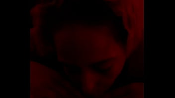 Lightskin ebony step sister sucks my cock like a slutty throat demon for a facial