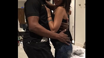 Tried to squeeze black monster cock inside kel aguiar tight asshole outside near the pool