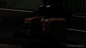 Heated session out in the docks