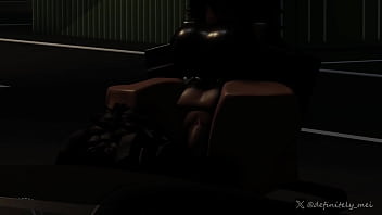 Heated session out in the docks