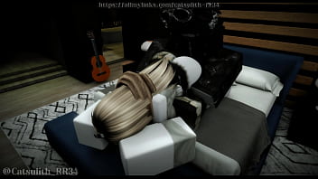 Quick doggystyle at her apartment~