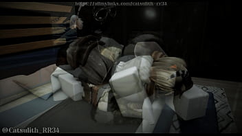 Quick doggystyle at her apartment~