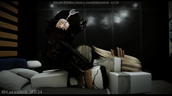 Quick doggystyle at her apartment~