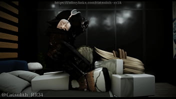 Quick doggystyle at her apartment~