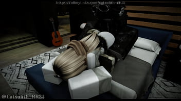 Quick doggystyle at her apartment~