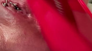 Anal masturbate by high heels and juice pussy after orgasm