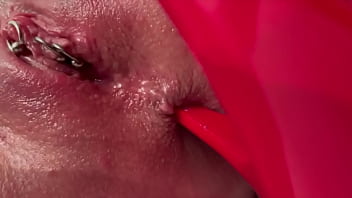 Anal masturbate by high heels and juice pussy after orgasm