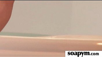 Soapy massage end with a big cumshot 28
